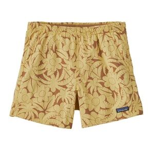 Patagonia Yellow Floral Shorts - Baggies 5in